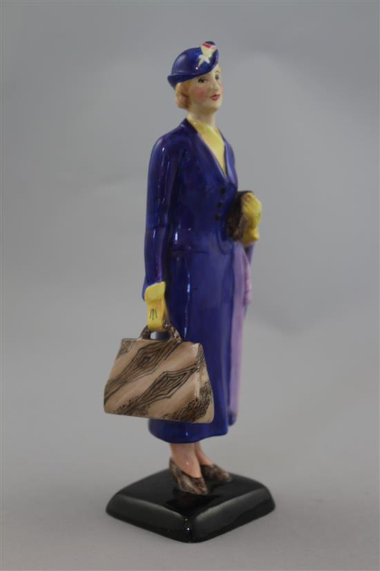 A Mintons figure The Vacation Girl, modelled by R. Bradbury, 17.5cm